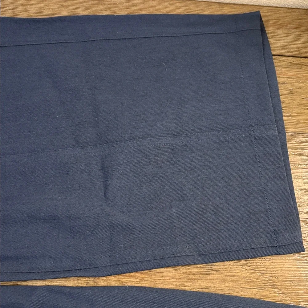 NWT [Liverpool] LA Hi-rise Cargo Crop Straight Pants Dark Navy Blue Women’s 8/29 - Picture 8 of 12